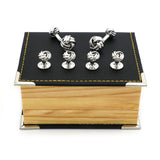 Men's Copper Knot Cuff Links Swallowtail Set