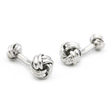 Men's Copper Knot Cuff Links Swallowtail Set