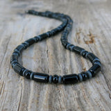 Men's Lapis Lazuli Necklace, Mens Beaded Choker
