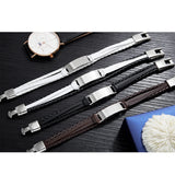 Multilayer Braided Men's Leather Bracelets
