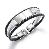 Multilayer Braided Men's Leather Bracelets