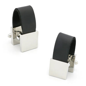 Brass Chain Cufflinks Engravable Cuff Links