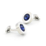 Men's Crystal Cufflinks Sea Rhinestone Top Wedding Cufflinks