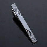 Men's Crystal Necktie Bar Formal Dress Shirt Wedding Tie Clip