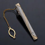 Men's Crystal Necktie Bar Formal Dress Shirt Wedding Tie Clip