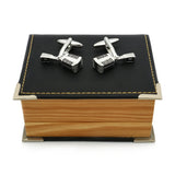 Men's Microphone Cuff Links Copper Material