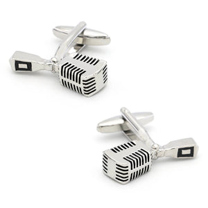 Men's Microphone Cuff Links Copper Material