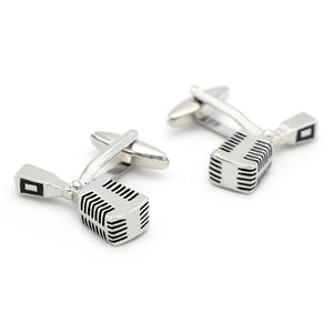 Men's Microphone Cuff Links Copper Material
