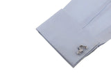 Men's Motorcycle Cufflinks Copper Silver