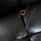 Men's Motorcycle Keychain Trucker Belt Chains Rock Gothic Punk Style Long