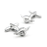 Men's Silver Star Movie Cuff Links Copper Material Cufflinks