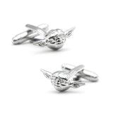 Men's Silver Star Movie Cuff Links Copper Material Cufflinks