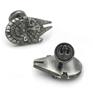 Vintage Gunblack Airship Cufflinks, Brass Film Cuff Links