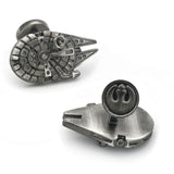 Vintage Gunblack Airship Cufflinks, Brass Film Cuff Links