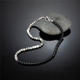 Men's Tiger Eye Chakra Necklace 6mm Beads Stainless Steel Chain