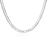 Men's 925 Silver 8mm Chain 20in Necklace