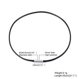 Men's Wax Rope Braided Leather Necklace, 21-30 Inch
