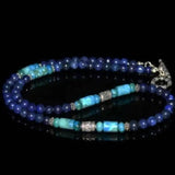 Lapis Lazuli & Larimar Men's Necklace