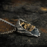 Men's Metal Punk Death Skull Pendant Necklace Retro Jewelry Gift