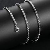 Men's Metal Punk Death Skull Pendant Necklace Retro Jewelry Gift