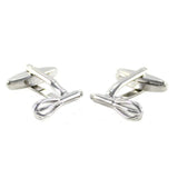 Novelty Silver Whisk Cuff Links Egg Beater Kitchen Tool Cuff Links
