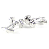 Men's Novelty Weightlifting Dumbbell Barbell Cuff Links