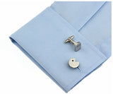 Men's Pacman Cuff Link Copper Silver