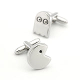 Men's Pacman Cuff Link Copper Silver