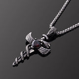 Men's Stainless Steel Pendant Necklace, Male Jewelry Accessory