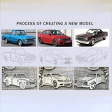 Car Shape Stainless Steel Keychain Men's Personality Accessories