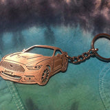 Car Shape Stainless Steel Keychain Men's Personality Accessories