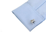 Men's Polo Players Cuff Links in Copper and Silver