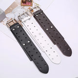 Men's Double Wide Leather Bracelet - Punk Style Jewelry