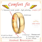 Men's Tungsten Carbide Wedding Band 6/8/10mm Large Size 15 Women's Jewelry