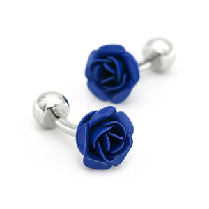 Men's Copper Rose Cuff Links