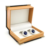 Men's Sea Brass Big Stone Cufflinks & Retail