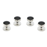 Men's Round Stud Set Cuff Links Brass Material Tuxedo Studs