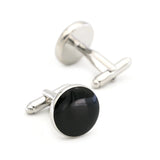 Men's Round Stud Set Cuff Links Brass Material Tuxedo Studs