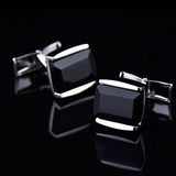 Men's Metal Copper Enamel Cuff Links Jewelry