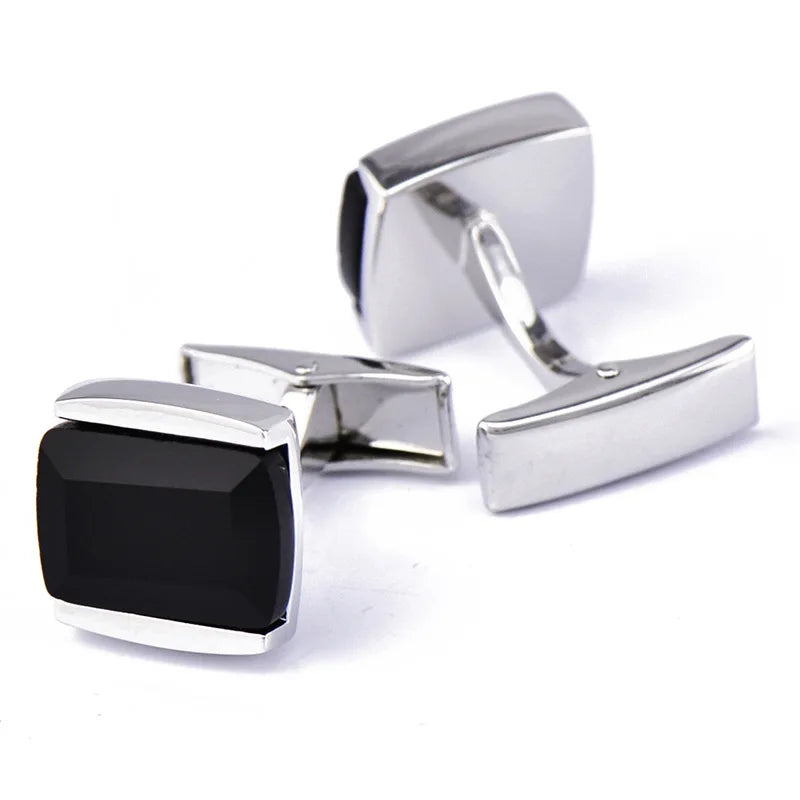Men's Metal Copper Enamel Cuff Links Jewelry