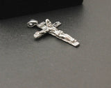 Men's Silver Jesus Cross Pendant