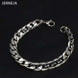 Stainless Steel Round Chain Bracelet Unisex Wrist Jewelry