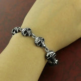 Men's Skull Bracelet Stainless Steel Jewelry