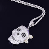 Men's Skull Pendant Necklace Plated Hip Hop Rock Jewelry