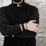 Men's Stainless Steel Skull Bracelet Gothic