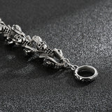 Men's Stainless Steel Skull Bracelet Gothic
