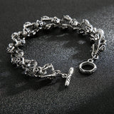 Men's Stainless Steel Skull Bracelet Gothic