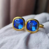 Men's Zircon Cufflinks Business Wedding Accessories