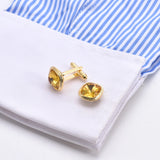 Men's Zircon Cufflinks Business Wedding Accessories