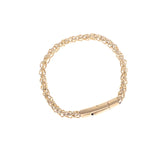 Men's Stainless Steel Golden Silver Chain Bracelet
